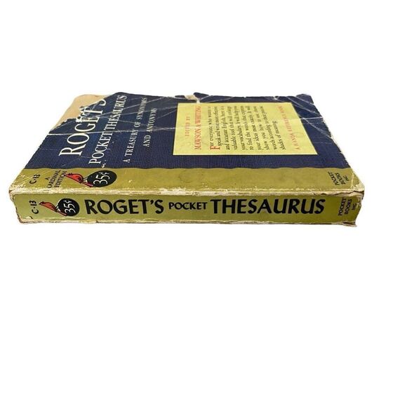 Rogets Pocket Thesaurus Pocket Books 1961 Paperback - Picture 6 of 13